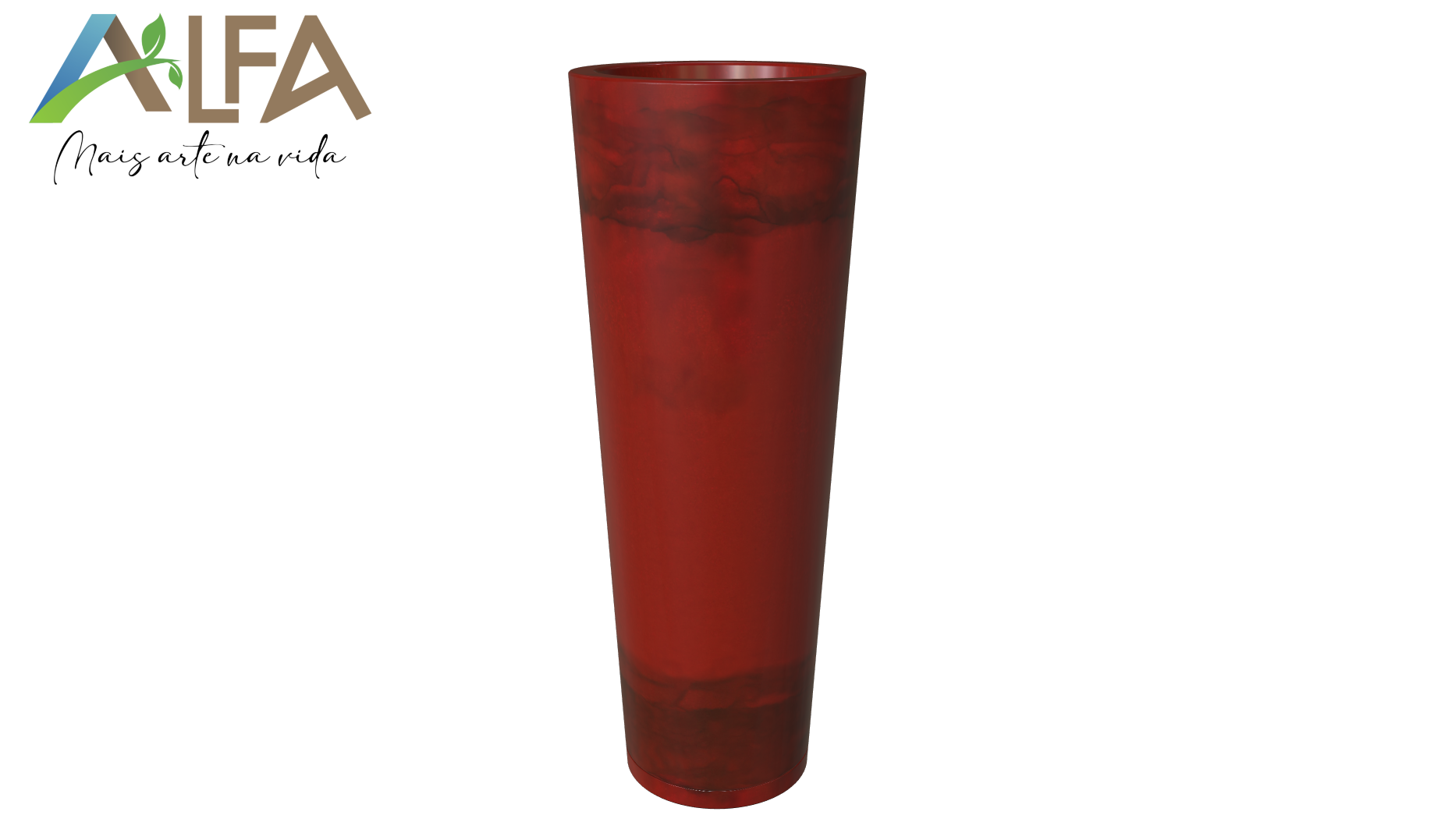 404-8-Vaso-Pilar-Marmorizado-com-Prato-Vermelho
